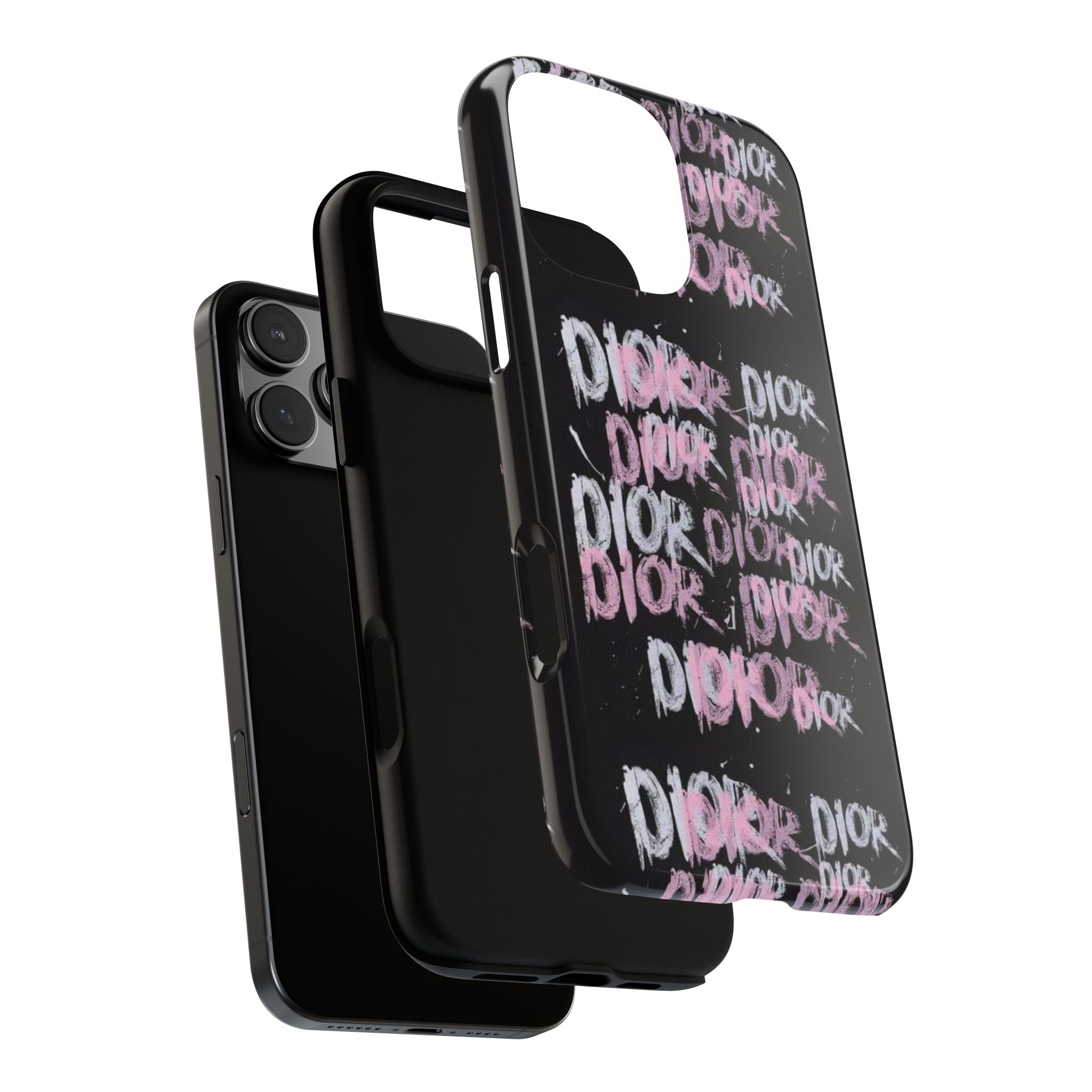 Phone Case — Pink Graffiti 'DIOR'
