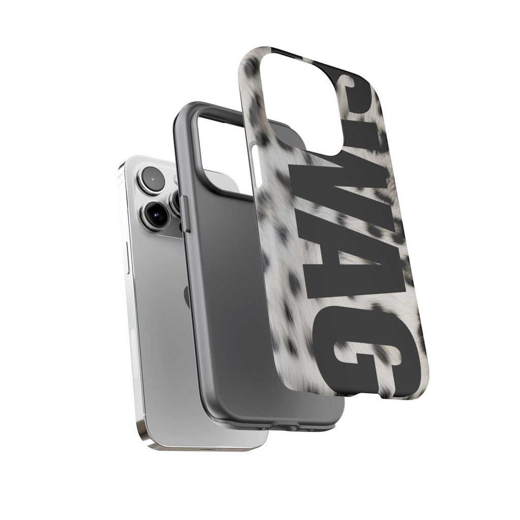 Phone Case — Leopard Faux Fur 'SWAG'