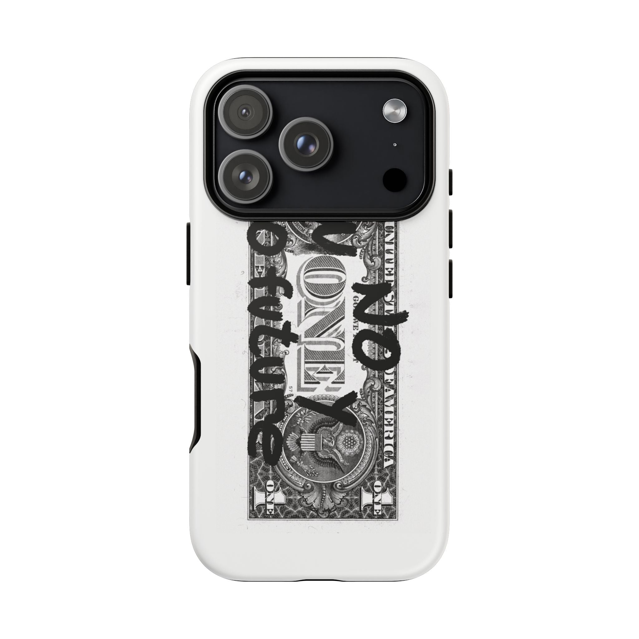 Phone Case — 'No Money No Future' Dollar Bill Printify