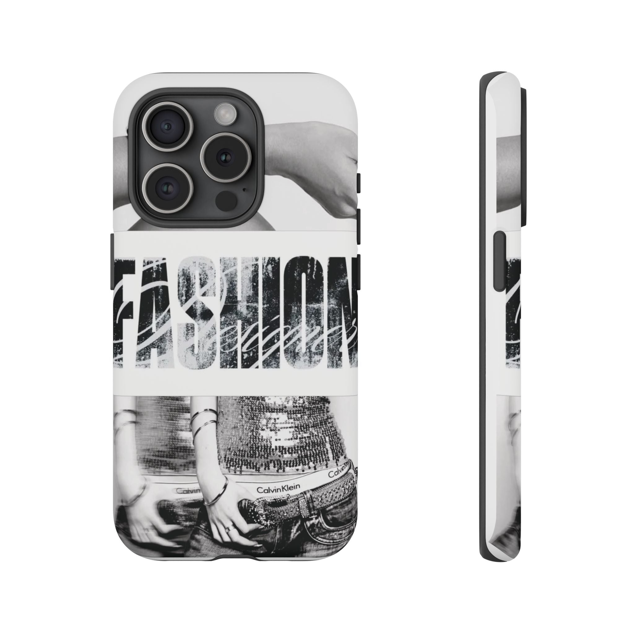 Tough Cases – Grunge Black & White 'Rebellion' Protective Phone Case