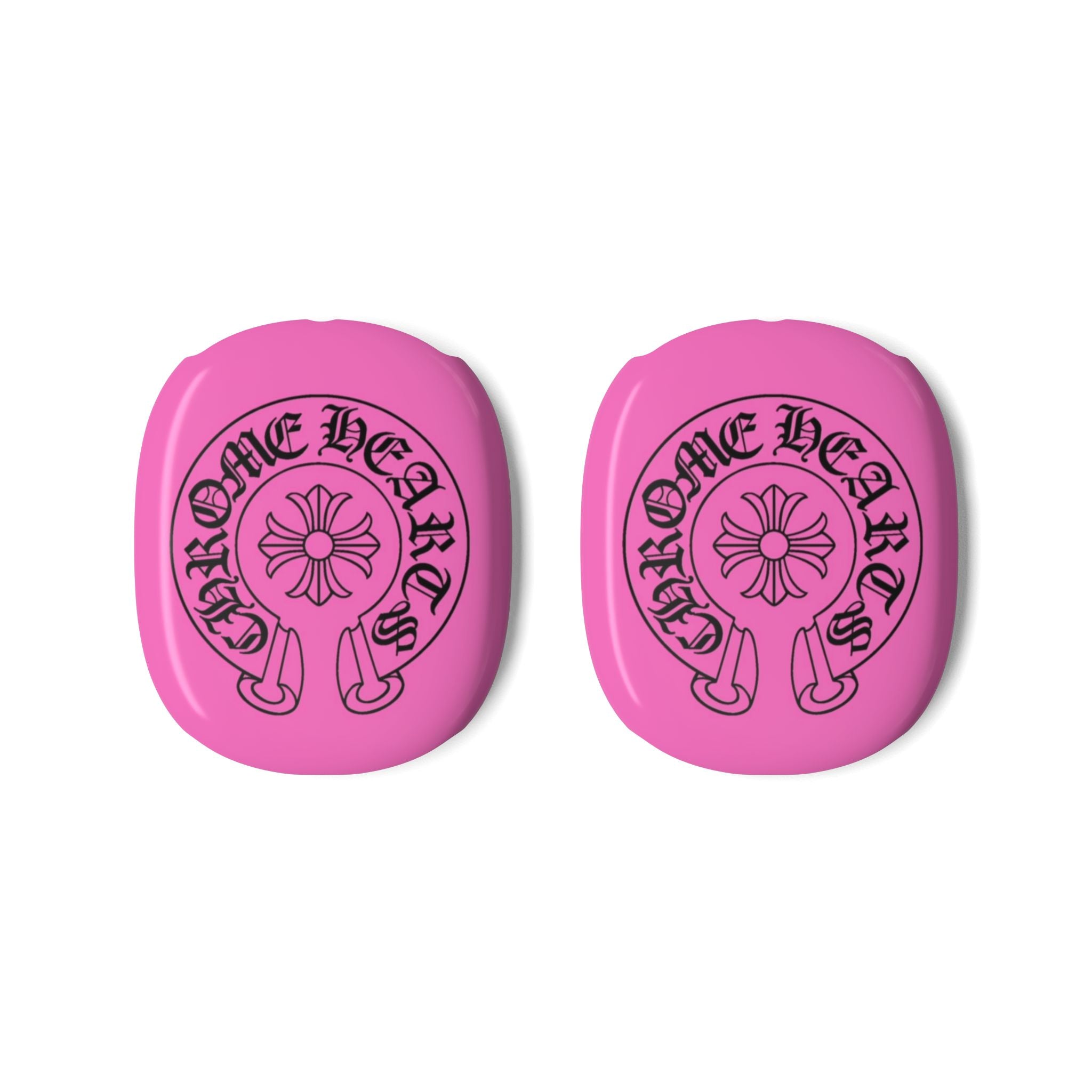 Pink "Chrome Hearts" AirPods Max Printify
