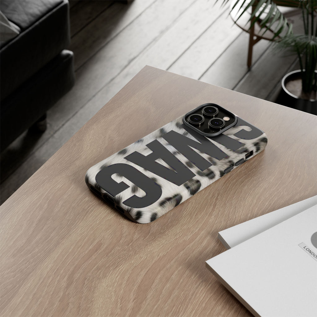 Phone Case — Leopard Faux Fur 'SWAG'