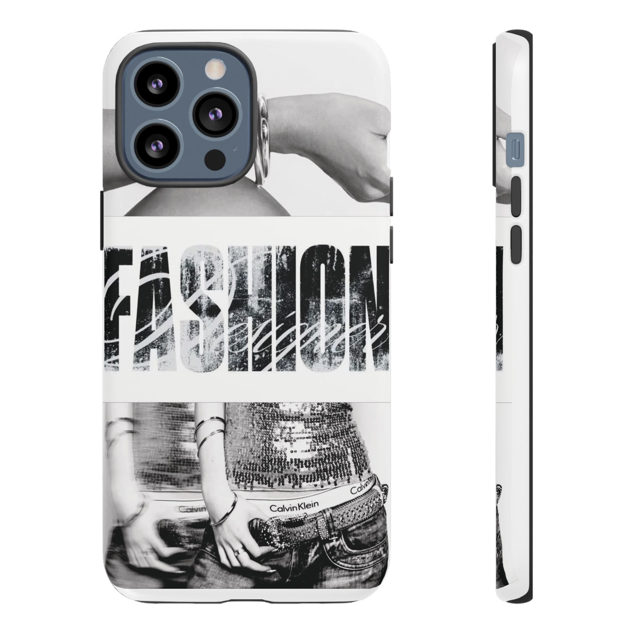 Tough Cases – Grunge Black & White 'Rebellion' Protective Phone Case
