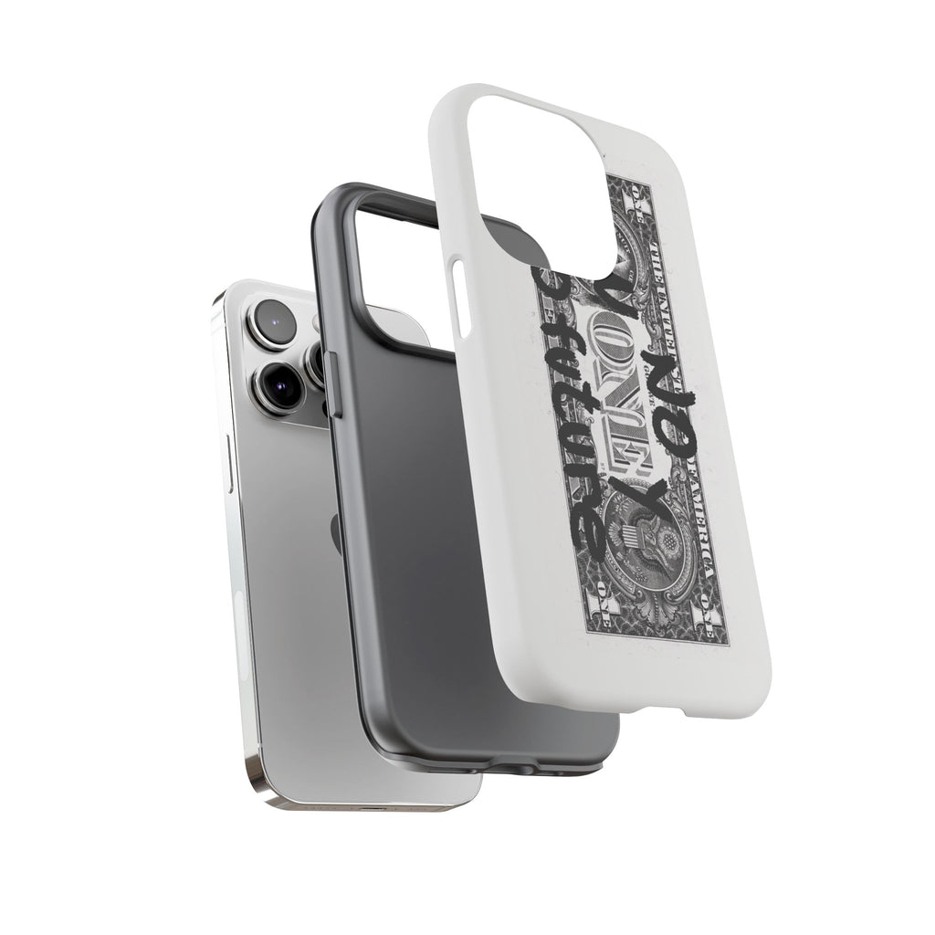 Phone Case — 'No Money No Future' Dollar Bill