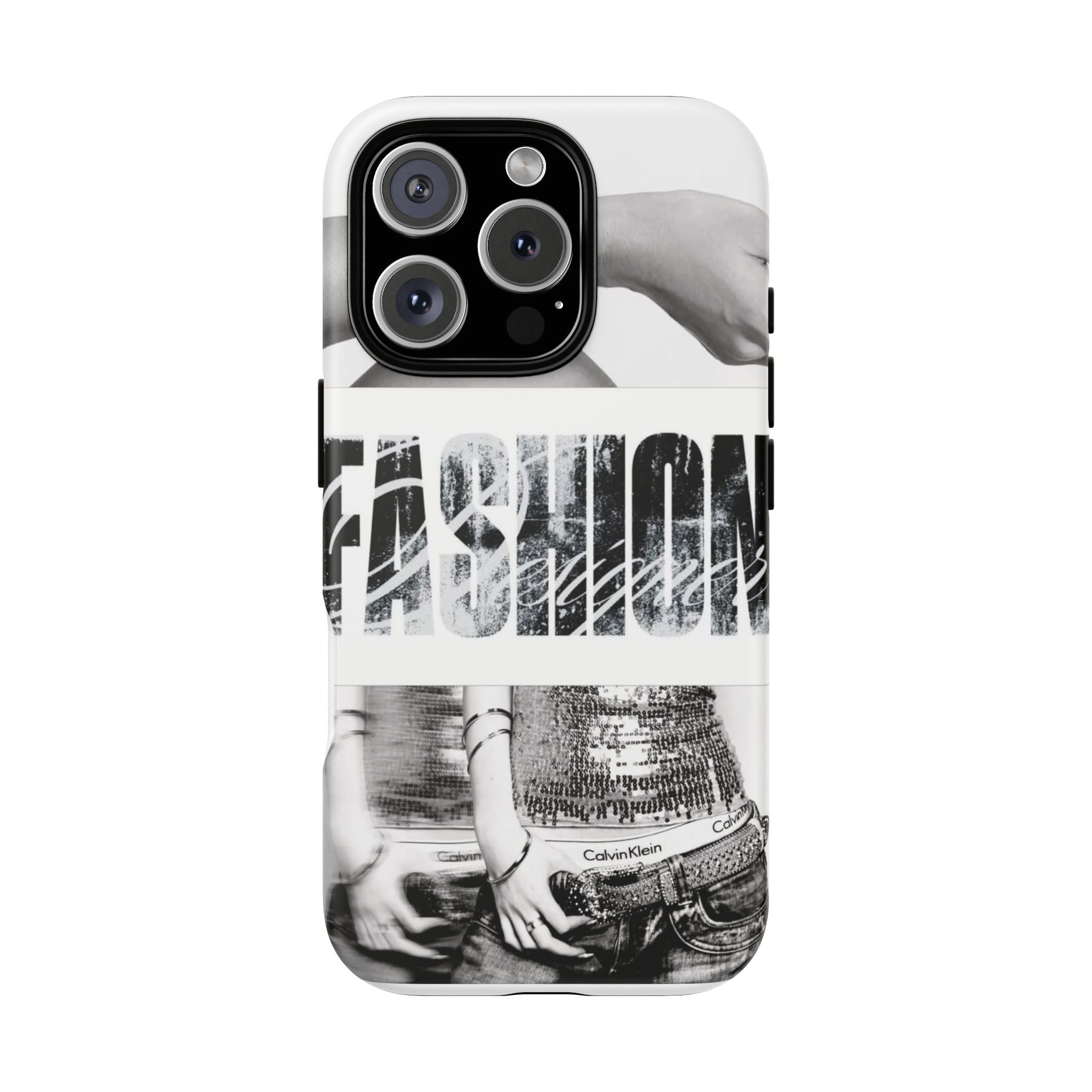 Tough Cases – Grunge Black & White 'Rebellion' Protective Phone Case