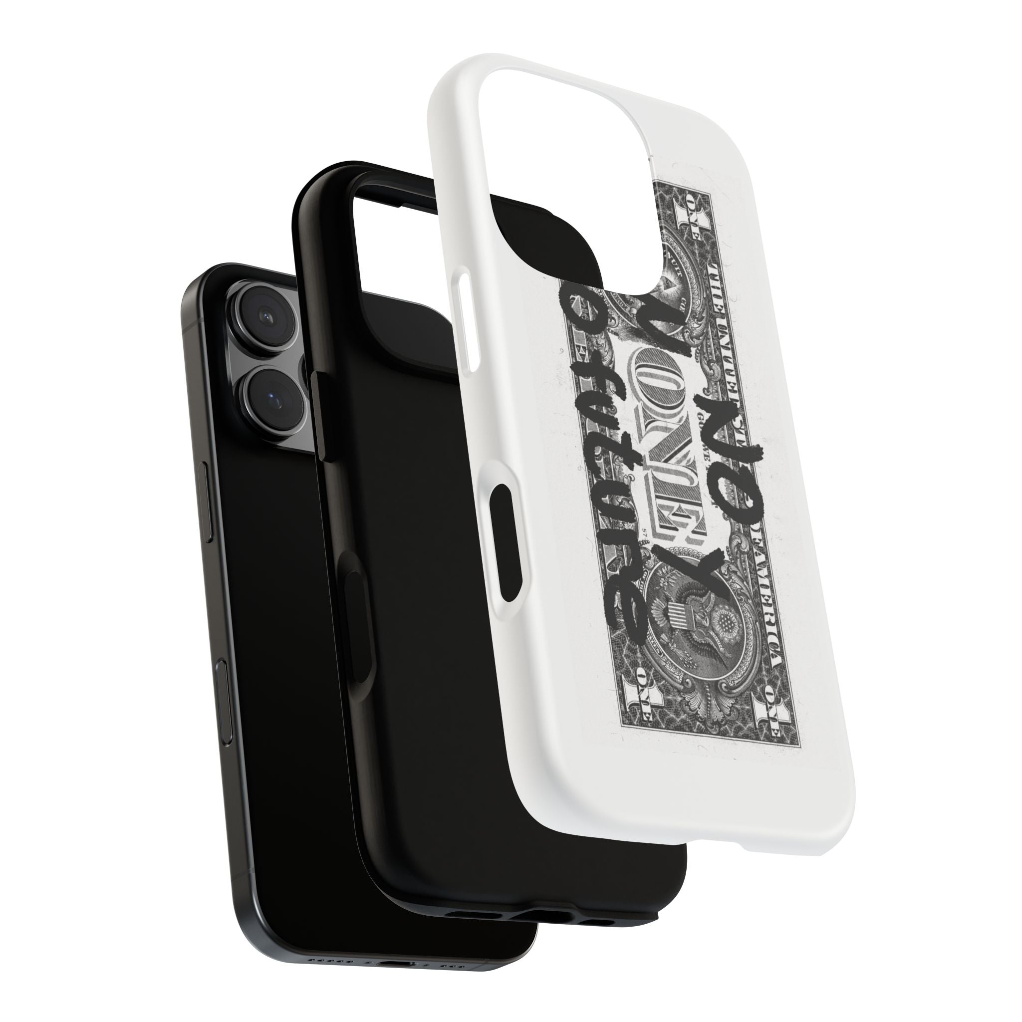 Phone Case — 'No Money No Future' Dollar Bill