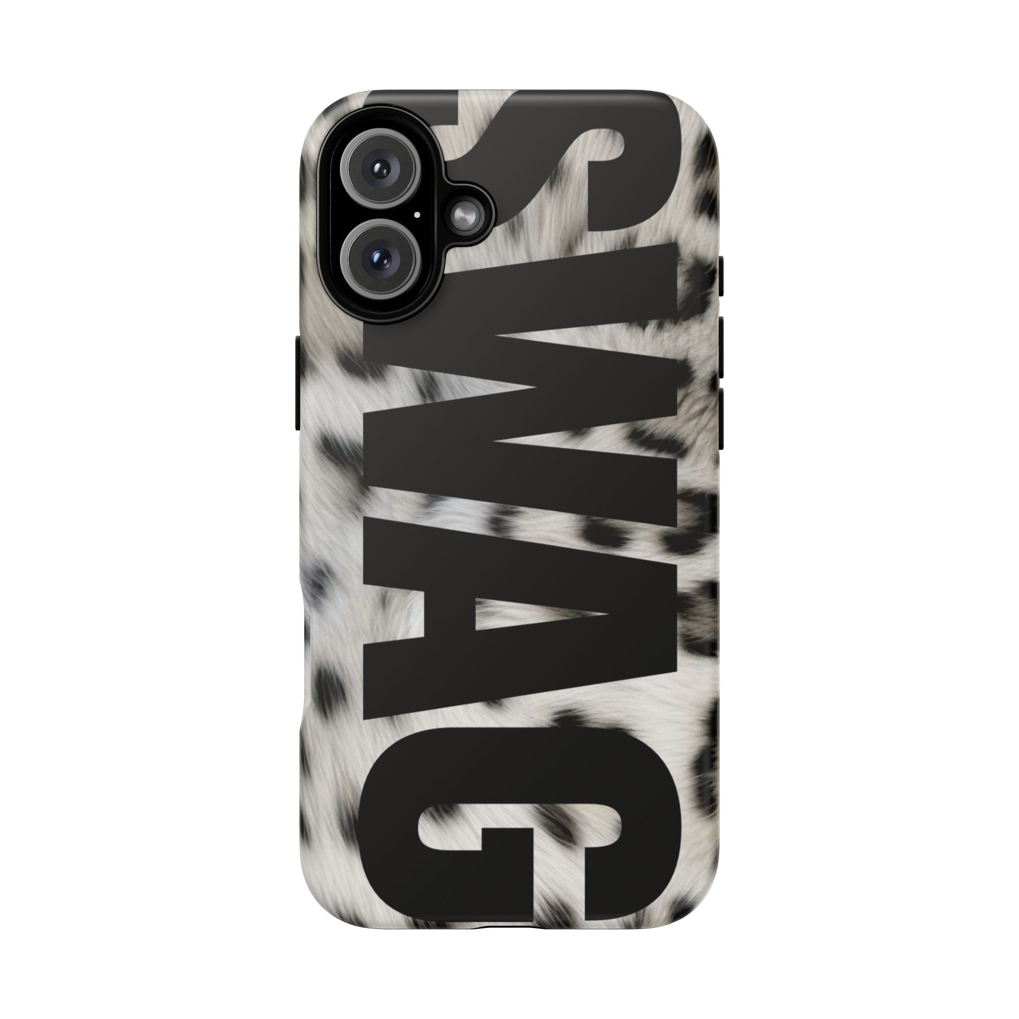 Phone Case — Leopard Faux Fur 'SWAG'