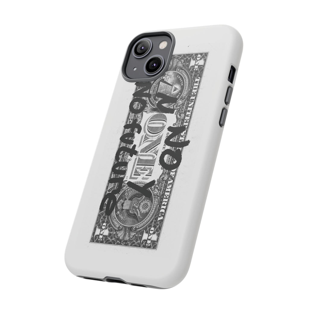 Phone Case — 'No Money No Future' Dollar Bill