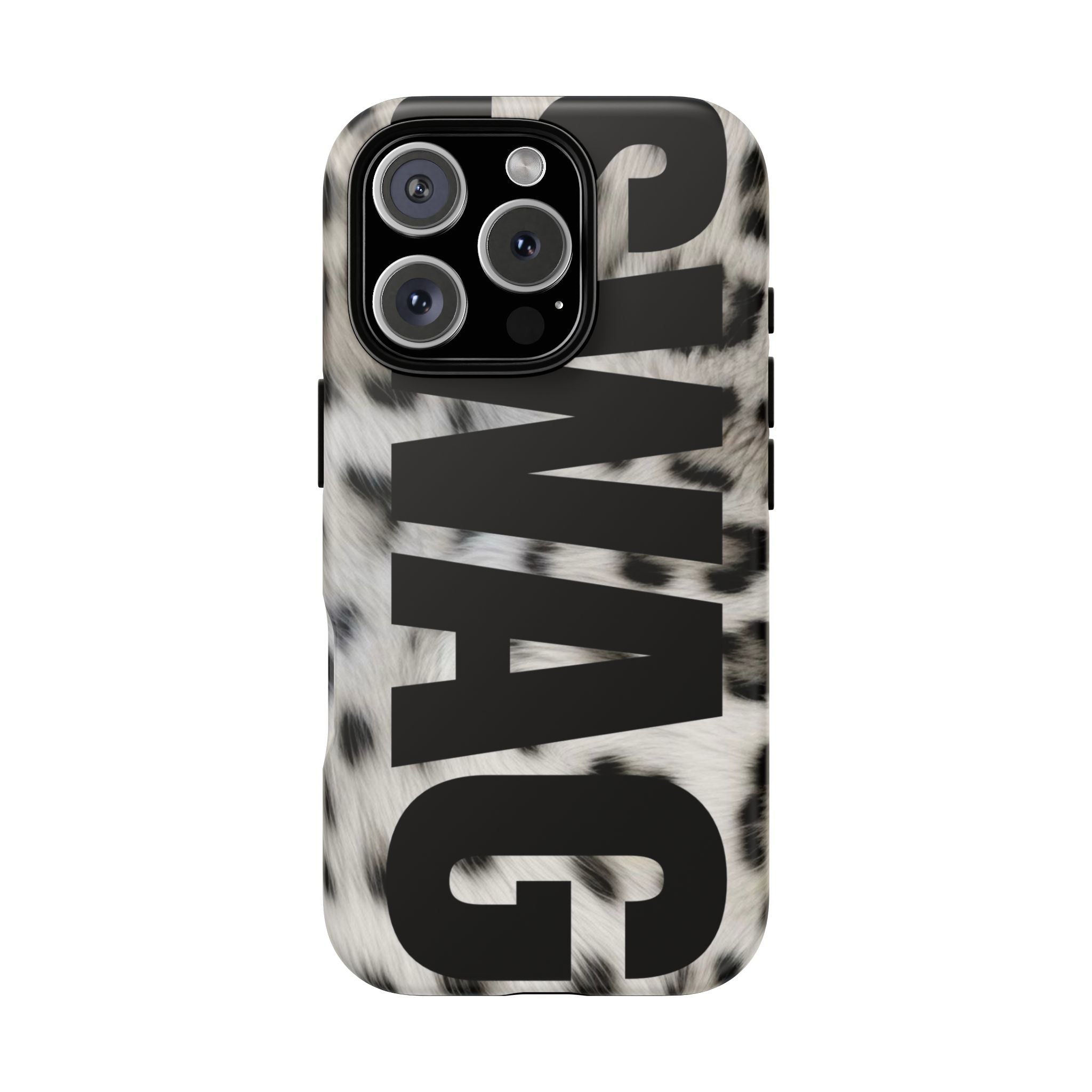 Phone Case — Leopard Faux Fur 'SWAG'