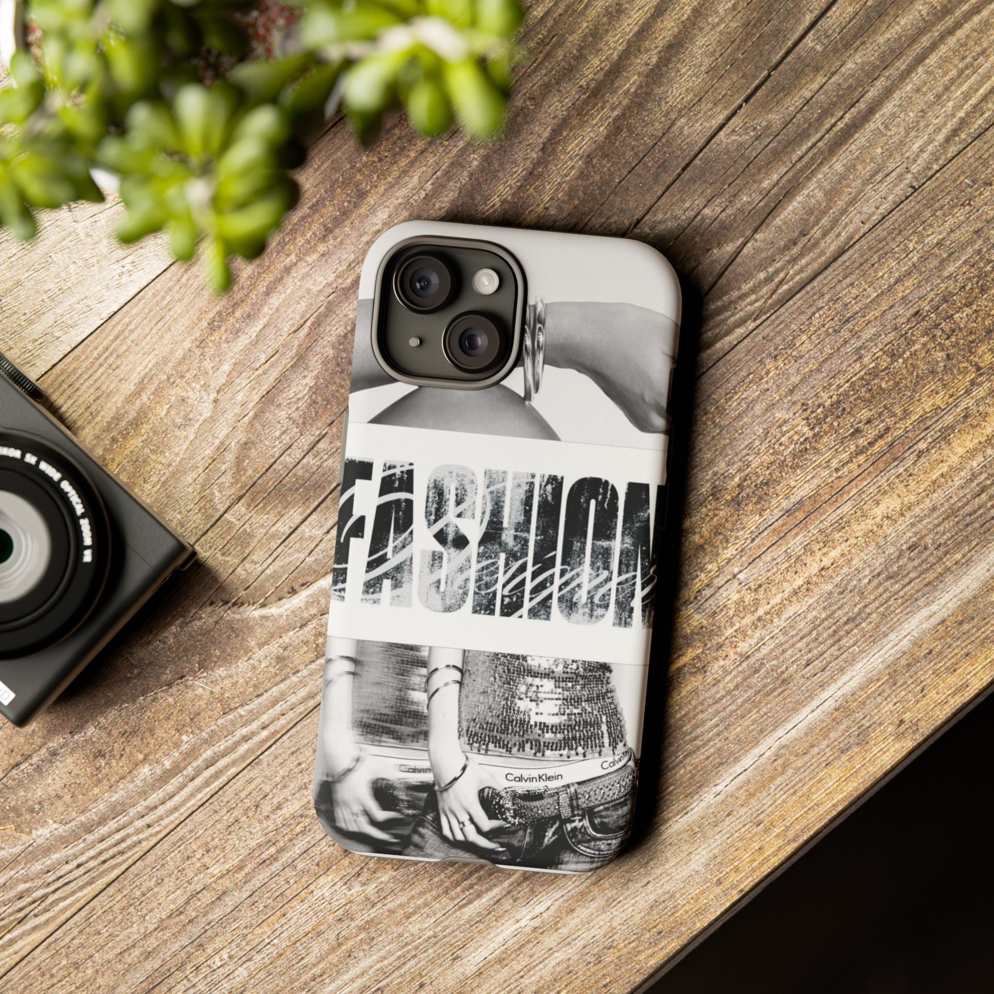 Tough Cases – Grunge Black & White 'Rebellion' Protective Phone Case