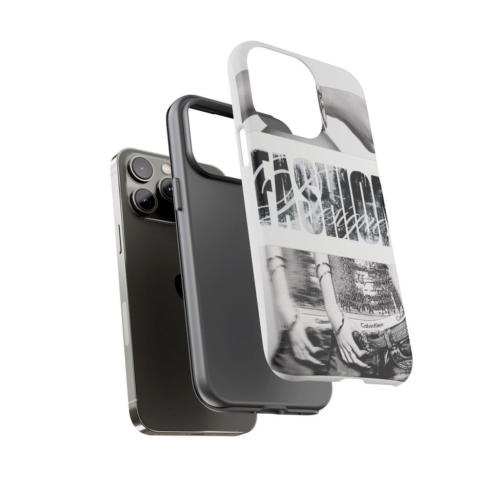 Tough Cases – Grunge Black & White 'Rebellion' Protective Phone Case