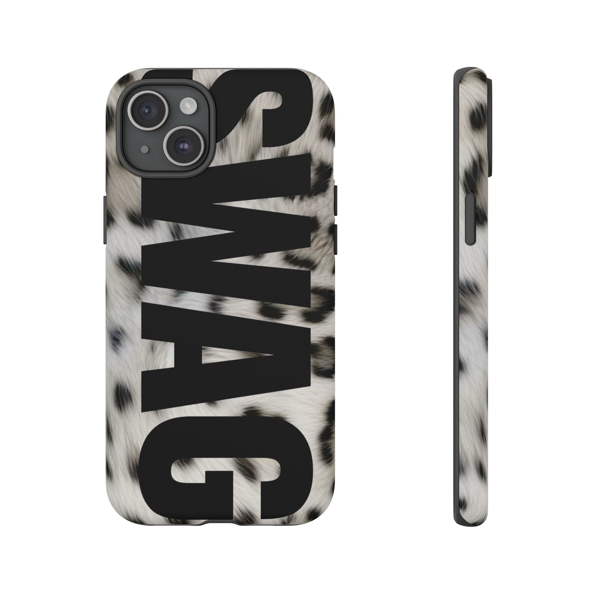Phone Case — Leopard Faux Fur 'SWAG'