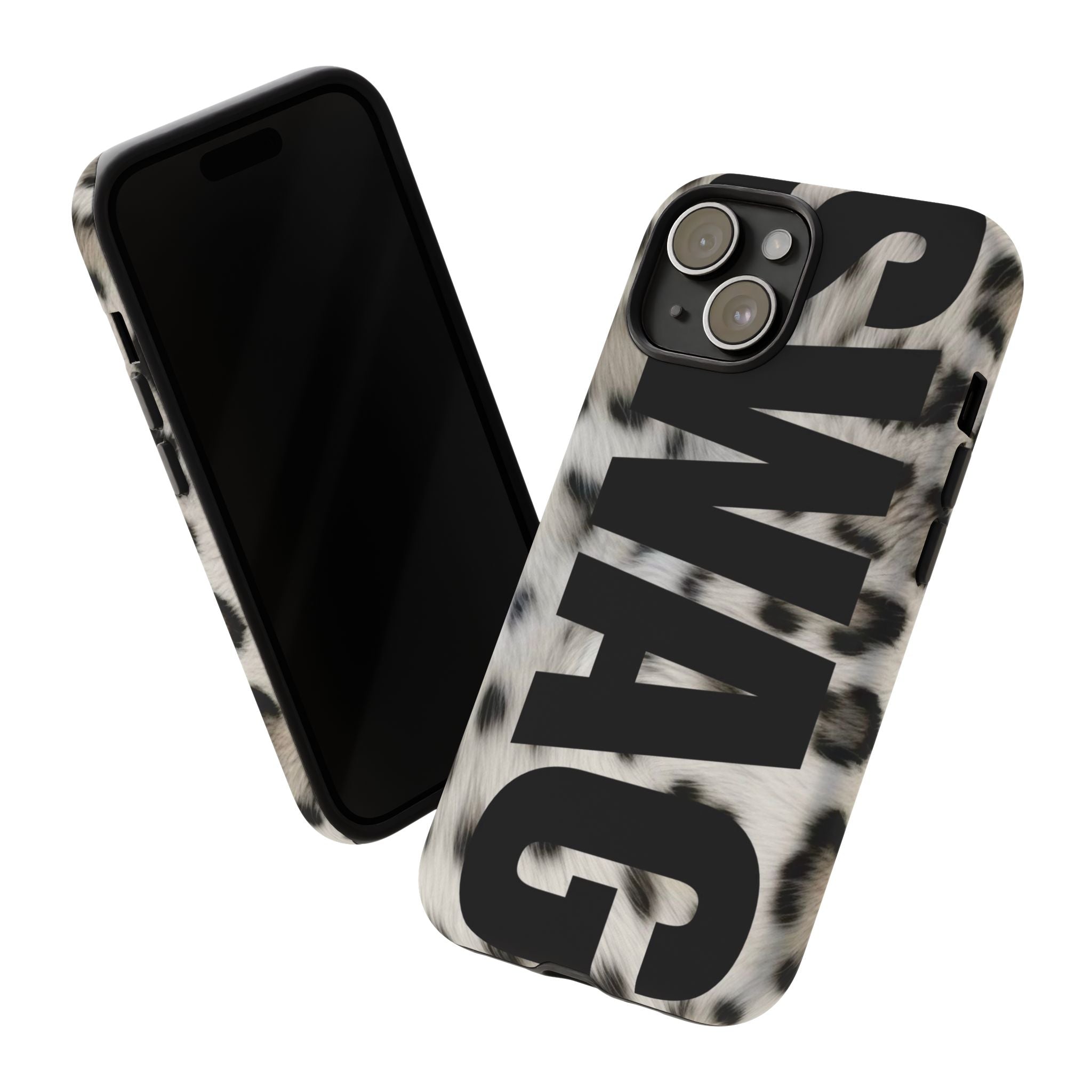 Phone Case — Leopard Faux Fur 'SWAG'